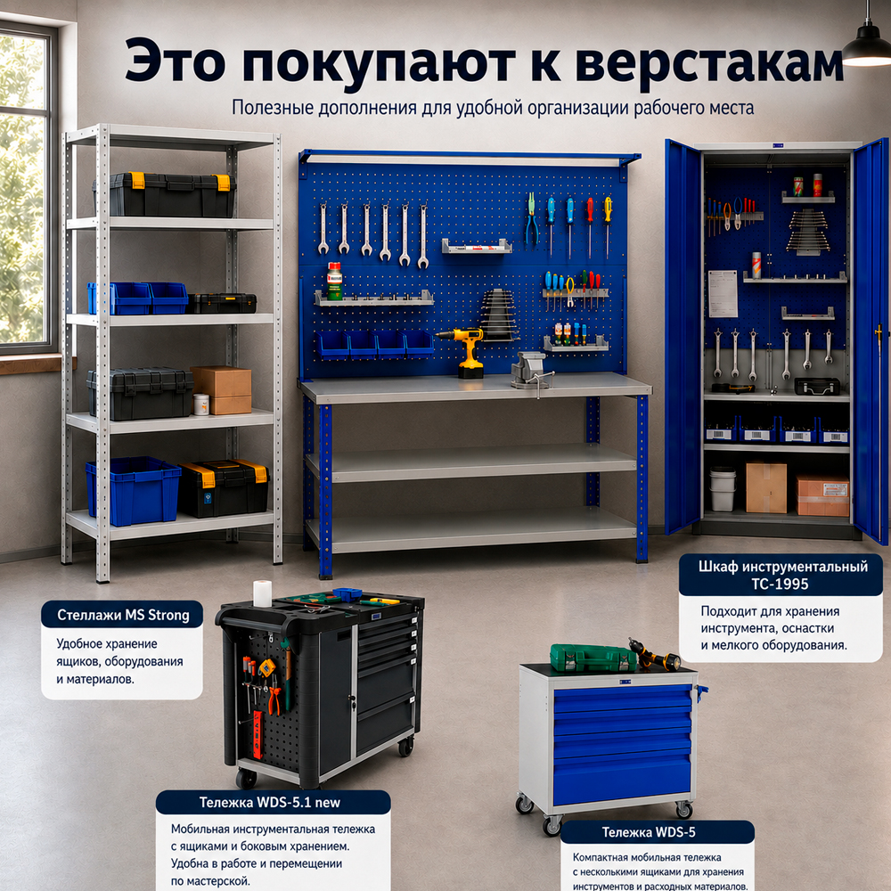 Верстак Garage №114 (Garage №112, экран WS-100)