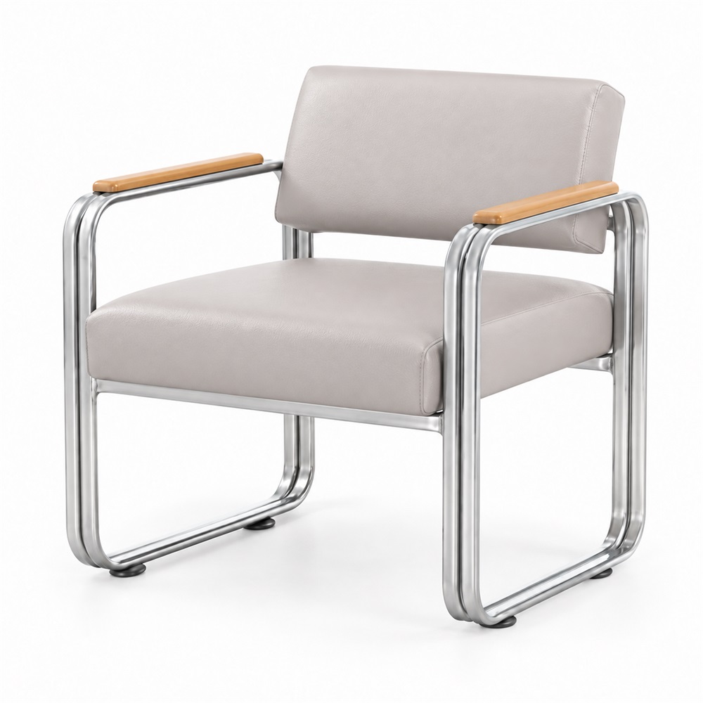 Диван офисный Севилья 1-местный (Иск. кожа Hugo latte)