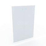 Комплект стеклянных дверей А-стл310 прозрачные, 710*1120мм.