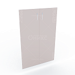 Комплект стеклянных дверей А-стл304 тонированные, 710*1150мм.