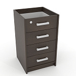 АТ-05 Каркас тумбы приставной, 440*450*740мм.  (Дуб венге)