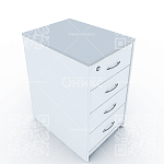 А-707.60 Топ к тумбе АТ-07 для столов 60 см., 440*600*22мм. (Серый)