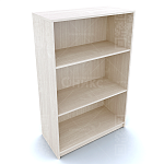 А-304 Стеллаж открытый, 2 полки, 770*370*1220мм.  (Дуб молочный)
