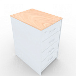 А-707.60 Топ к тумбе АТ-07 для столов 60 см., 440*600*22мм. (Ольха)