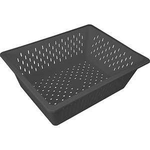 GS Корзина пластиковая, 555*430*185мм. (Черный)