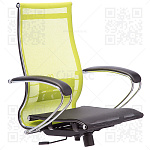 Каркас кресла МЕТТА B 2m 9/К131 (Комплект 9) (выводится из ассортимента) (сетка Т-09 лайм/ Т-01 черная)