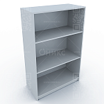 А-304 Стеллаж открытый, 2 полки, 770*370*1220мм.  (Серый)