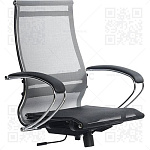 Каркас кресла МЕТТА B 2m 9/К131 (Комплект 9) (выводится из ассортимента) (сетка Т-05 серая/ Т-01 черная)