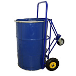 Тележка двухколесная КБ 2 цепь (без колес) для 1 бочки