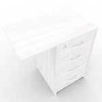 А-706 Топ к тумбе АТ-05 для столов А-201, А-202 (сторона 45см), 730*450*22мм. (Ясень шимо светлый)