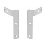 XTEN-S Комплект кронштейнов перегородки СТОБ07.35.000 150х40х95  (Белый)