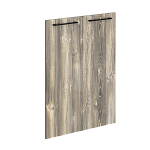 Двери средние 2шт. MMD 42-2 844х18х1132 MORRIS (Дуб Базель/Венге Магия)