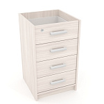 АТ-05 Каркас тумбы приставной, 440*450*740мм.  (Ясень шимо светлый)