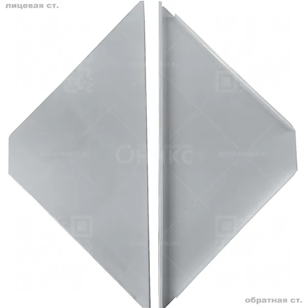 ТС Полка 400 внешняя (RAL 9016 белый глянец)