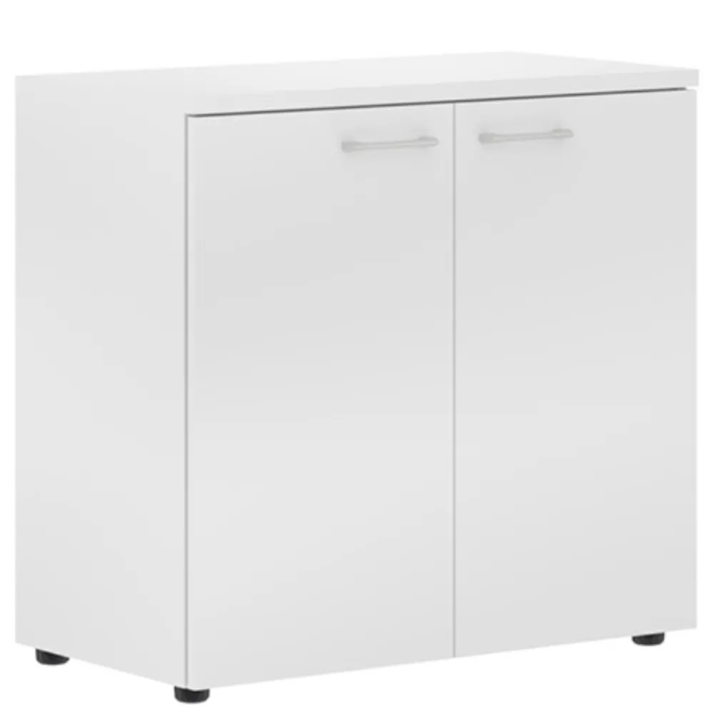 XTEN Шкаф XLC 85.1 с глухими малыми дверьми и топом 856х432х820 (НАБОР) (Белый)