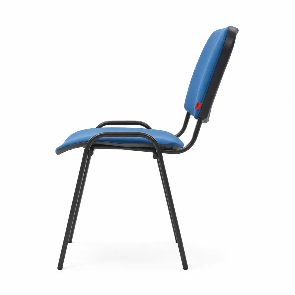 Стул офисный ИЗО БЛ(BL) экокожа DO-730 васильковая