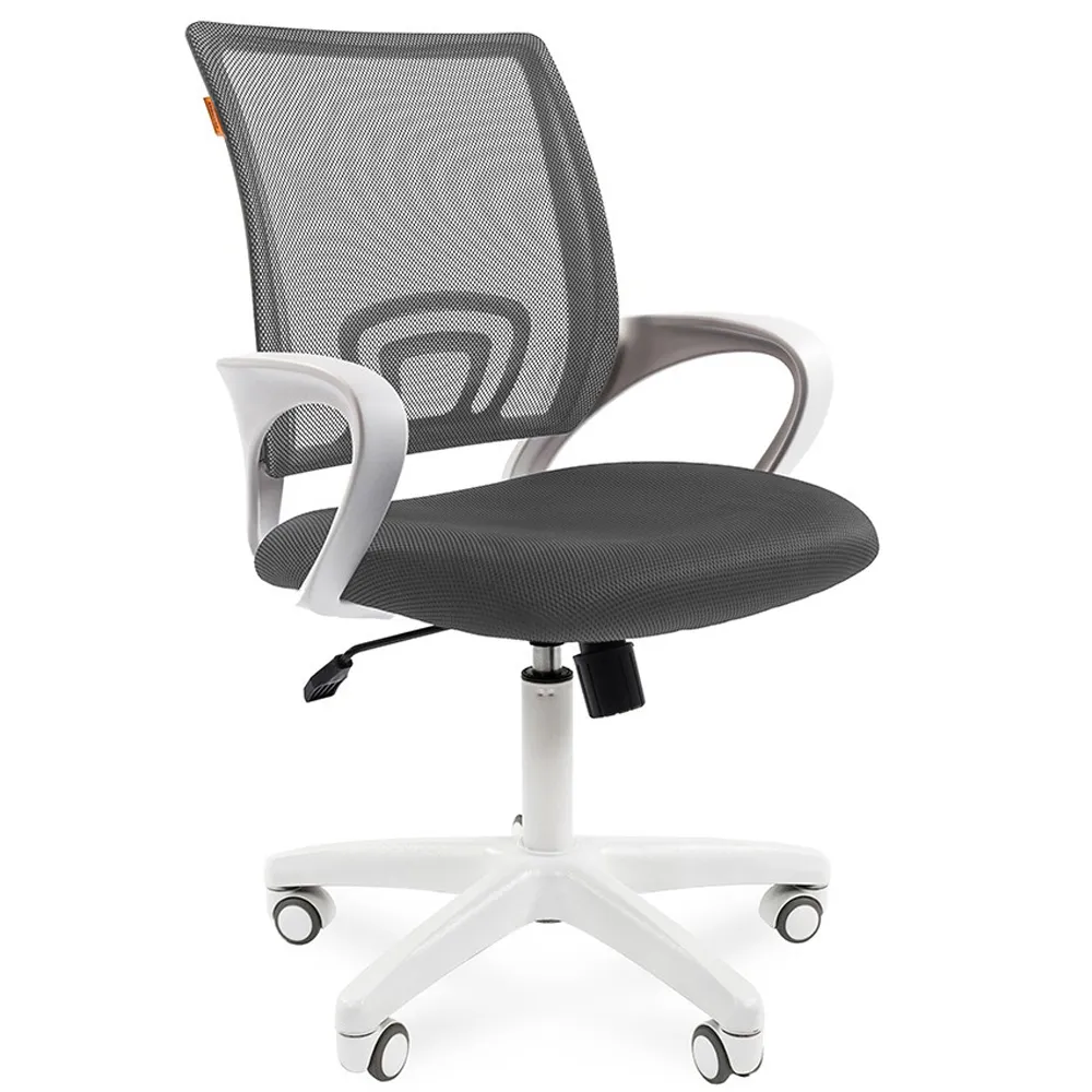Кресло детское CHAIRMAN 696 white TW-04 серый