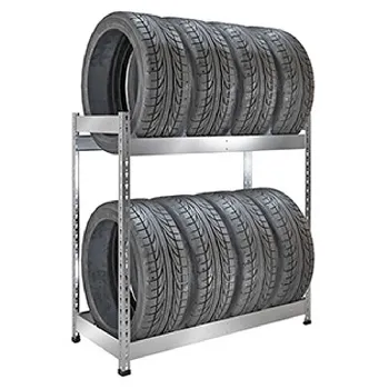 Стеллаж SB 1153х1167х525 для хранения 8 шин оцинк