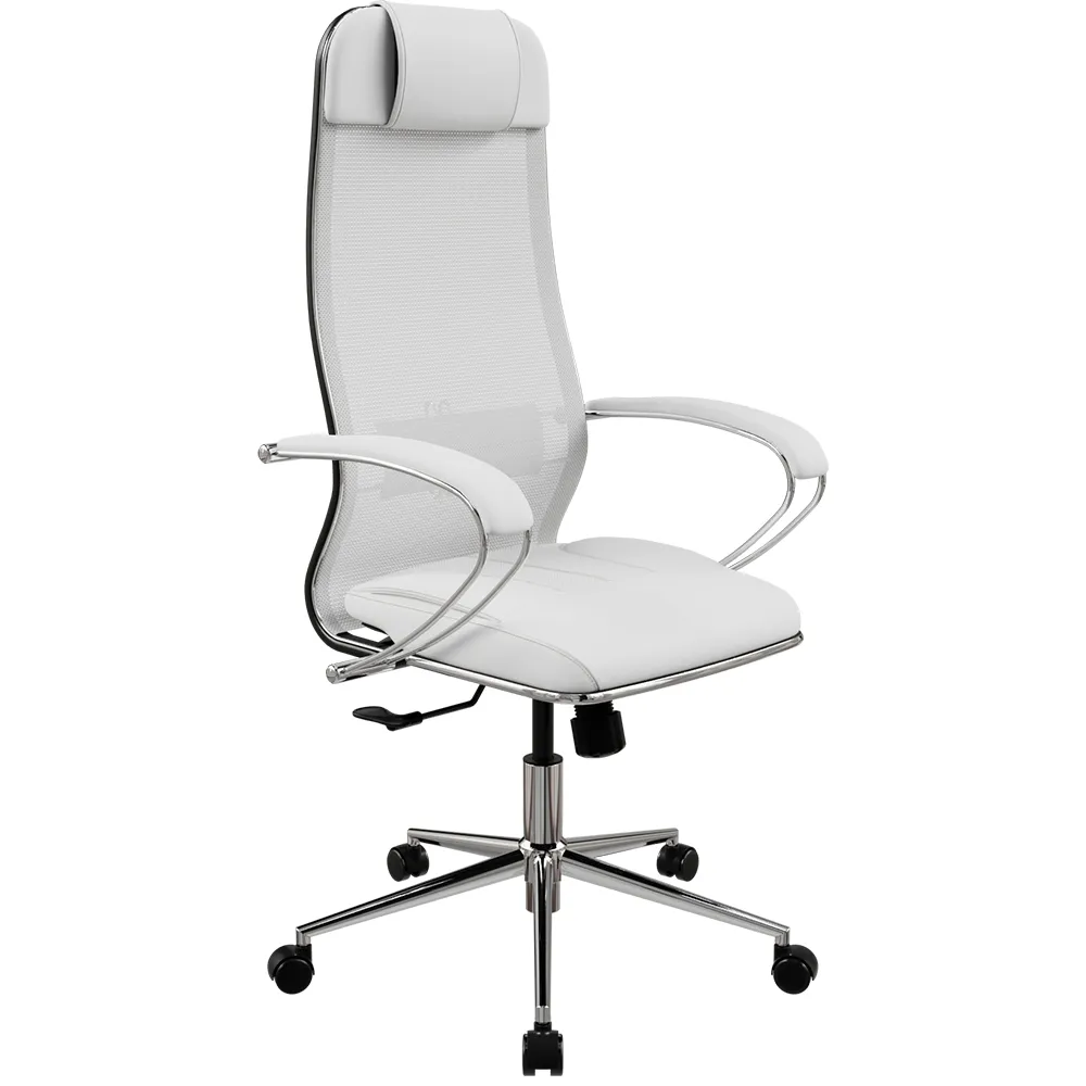 Кресло METTA ErgoLife Set 5/подл.131/осн.Synchro 052 (Белый 47F.16.1.403)