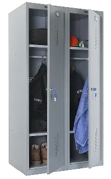 Шкаф для раздевалок усиленный ML-21-80 (высота-1500)
