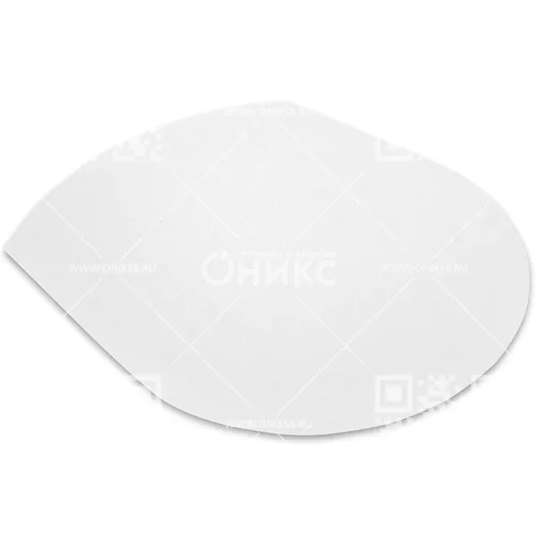 Коврик напольный Floortex FC129919SR овальный 99х125см Поликарбонат 812642