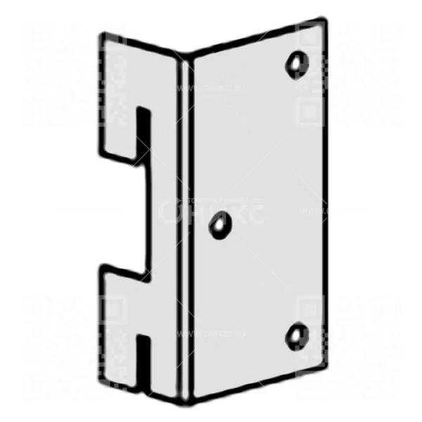 ТС Крепление эконом панели (пара) (RAL 9016 белый глянец)