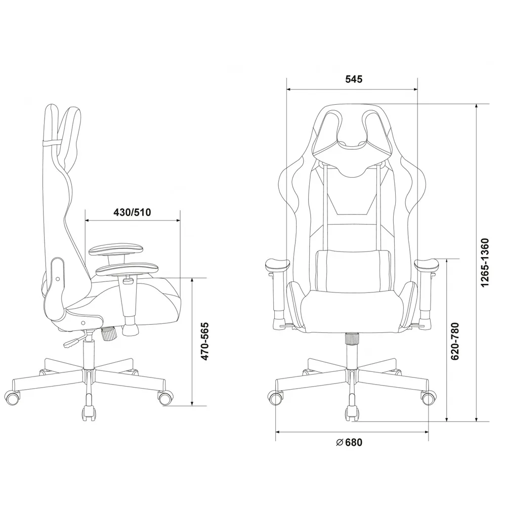 Кресло игровое Бюрократ Zombie VIKING KNIGHT Fabric песочный Light-21 с подголов. крестов. металл