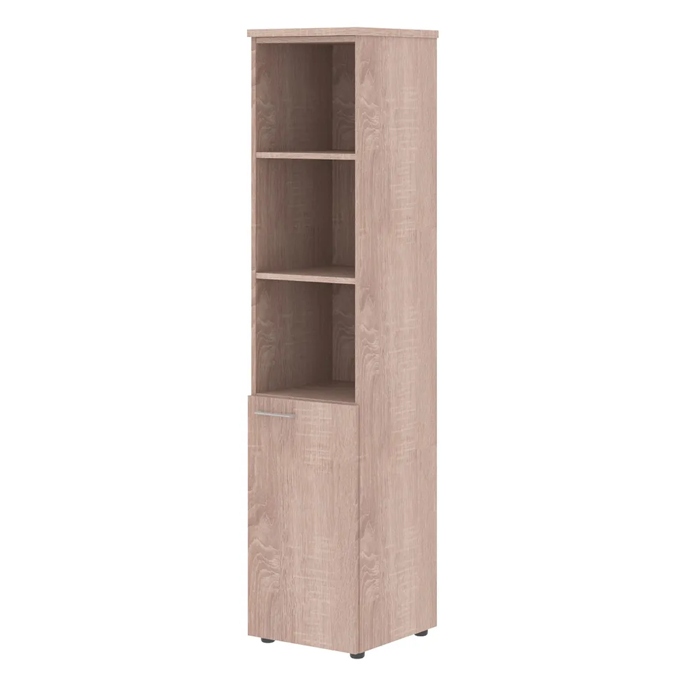 XTEN Шкаф XHC 42.5(R) Правый колонка с глухой малой дверью и топом 432х432х1955 (НАБОР) (Дуб Сонома)