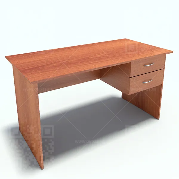 Стол прямоугольный с подвесной тумбой В-814/В802, 1380*680*740мм.  (НАБОР)