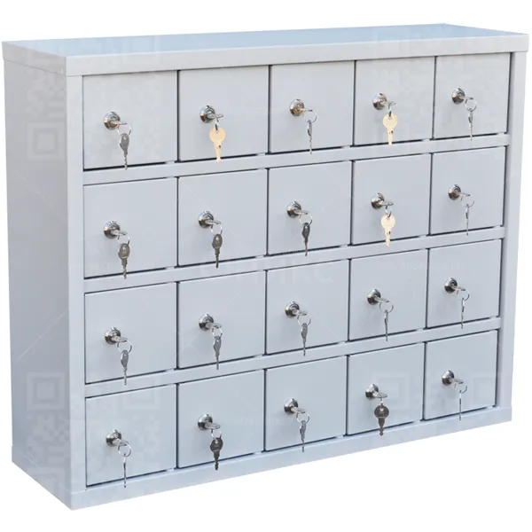 Шкаф для хранения мобильных телефонов ШМД-20, на 20 ячеек 580x720x200