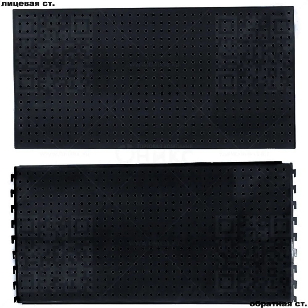 ТС Панель 450/1000 перфорированная (RAL 9005 черный шагрень)