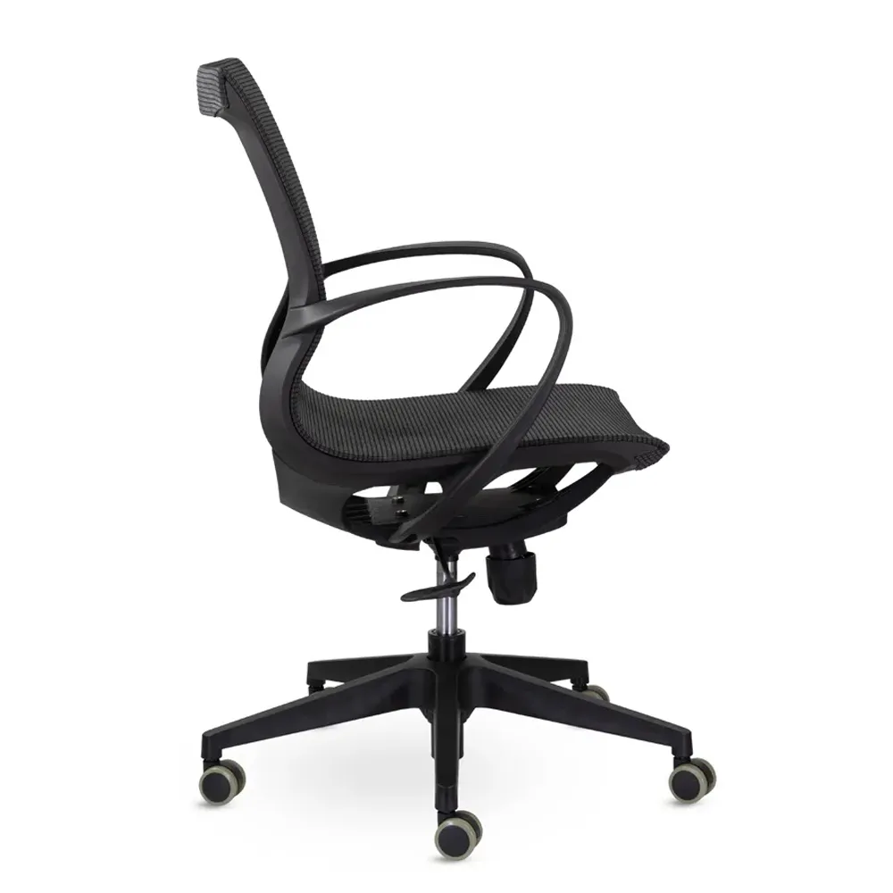Кресло офисное UTFC Йота М-805 BLACK PL сетка ТС-01 черный
