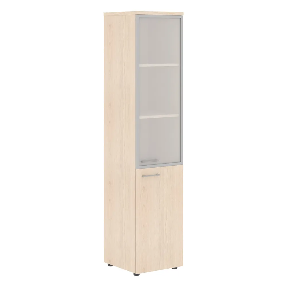 XTEN Шкаф XHC 42.7(R) Правый колонка комбинированая с топом 432х432х1955 (НАБОР) (Бук Тиара)