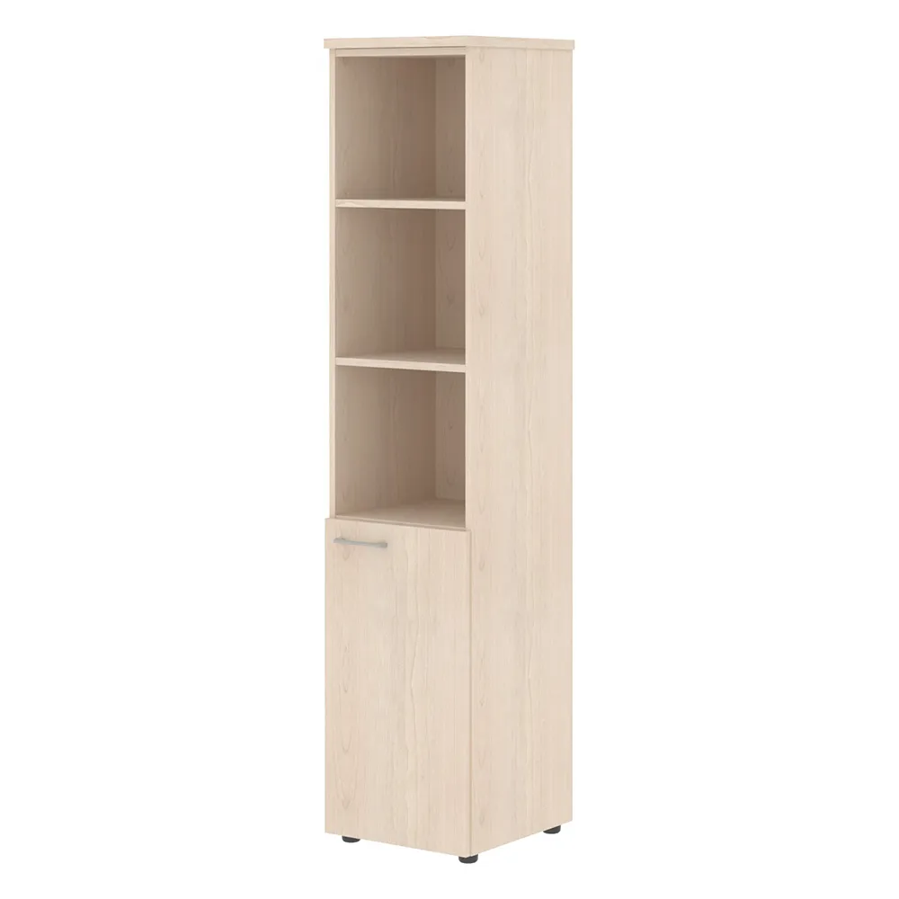 XTEN Шкаф XHC 42.5(R) Правый колонка с глухой малой дверью и топом 432х432х1955 (НАБОР) (Бук Тиара)