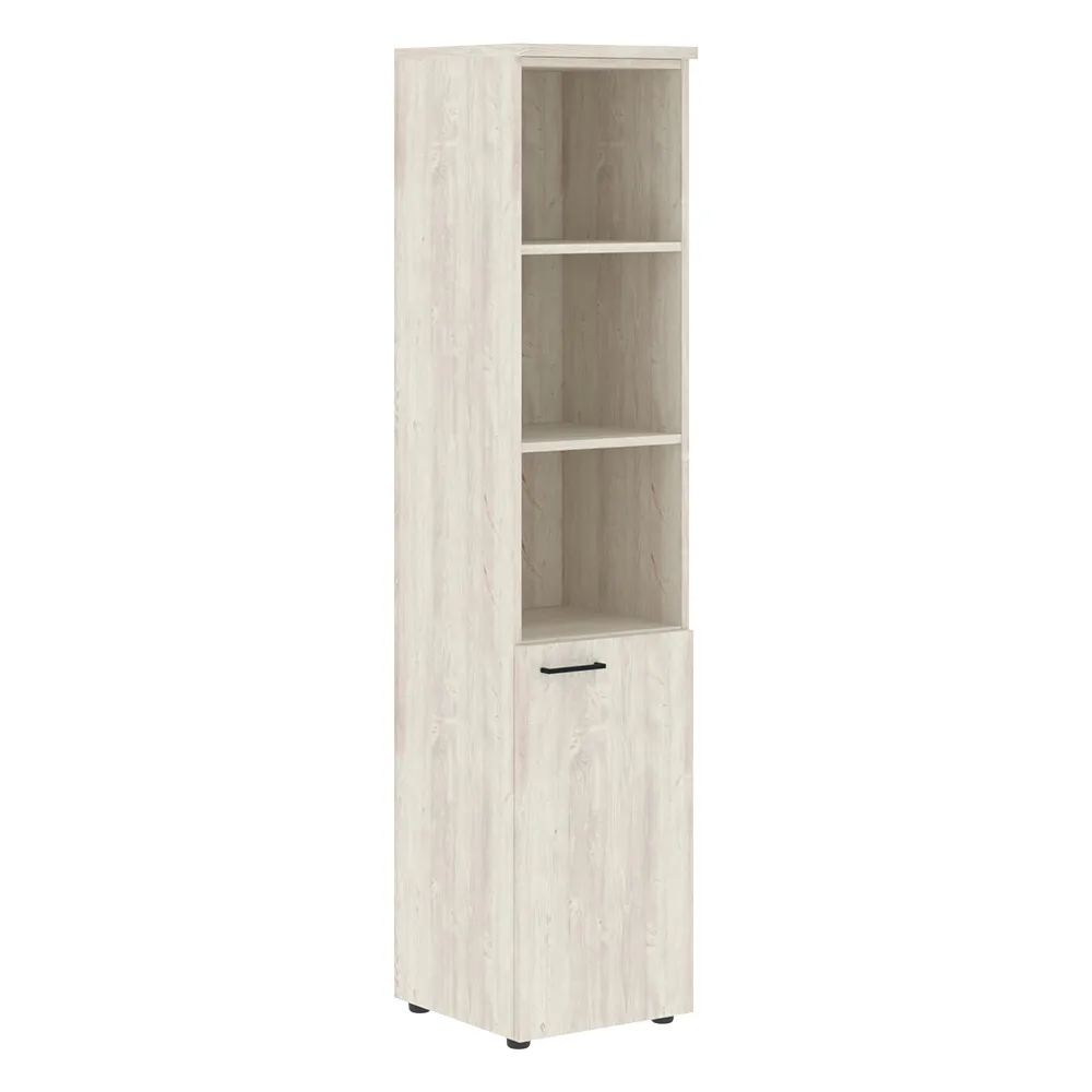 XTEN Шкаф XHC 42.5(R) Правый колонка с глухой малой дверью и топом 432х432х1955 (НАБОР) (Сосна Эдмонт)