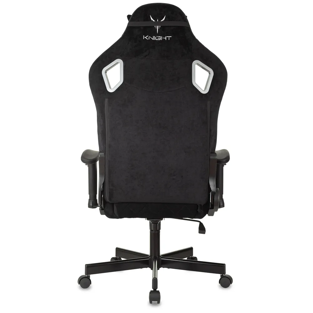 Кресло игровое Бюрократ Knight Outrider LTD черный Light-20 с подголов. крестов. металл