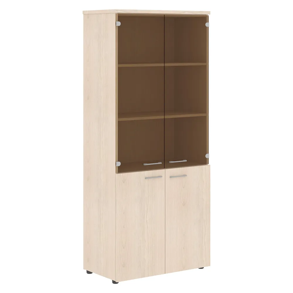 XTEN Шкаф XHC 85.2 комбинированный с топом 856х432х1955 (НАБОР) (Бук Тиара)