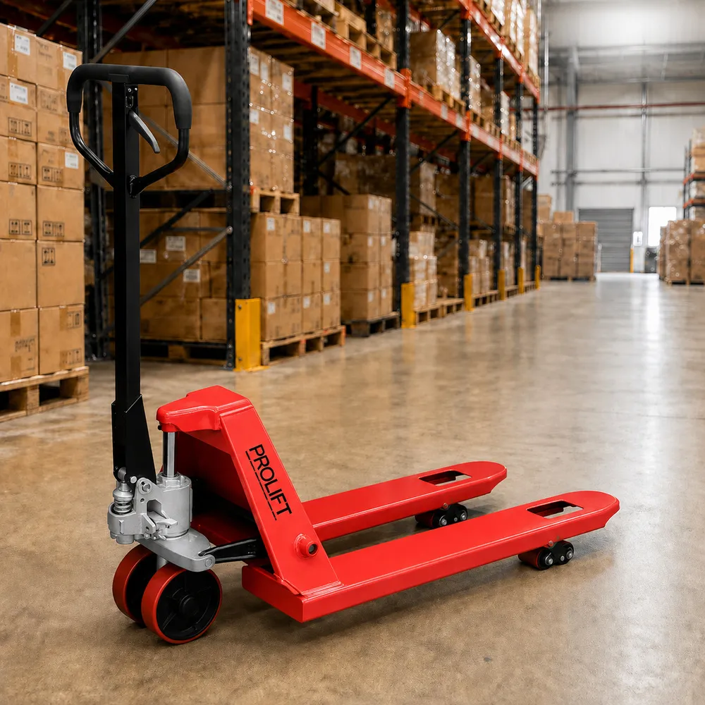 Тележка гидравлическая PROLIFT AC 25, 1150*550 полиур. колеса