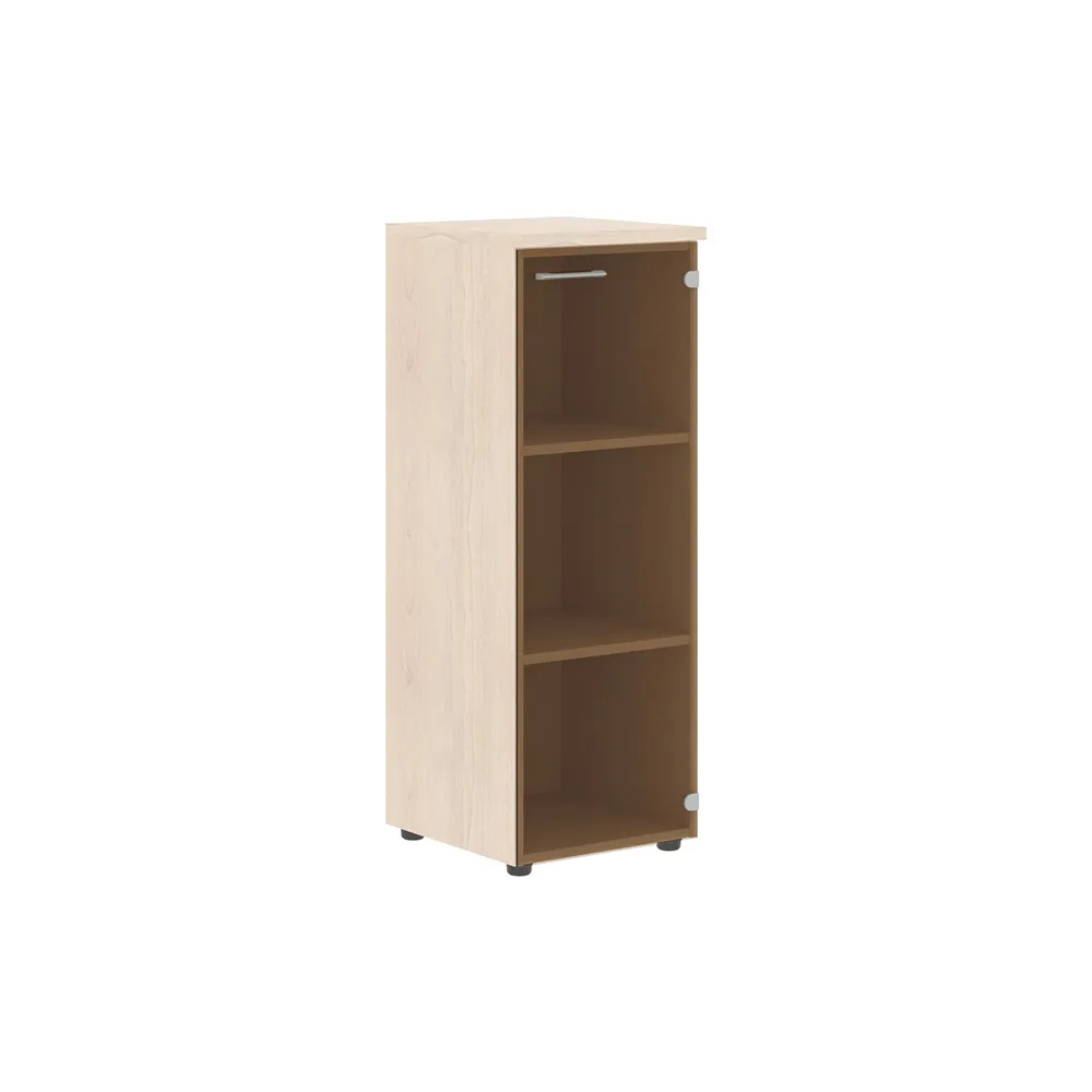 XTEN Шкаф XMC 42.2 колонка со стеклянной дверью и топом 432х432х1190 (НАБОР) (Бук Тиара)
