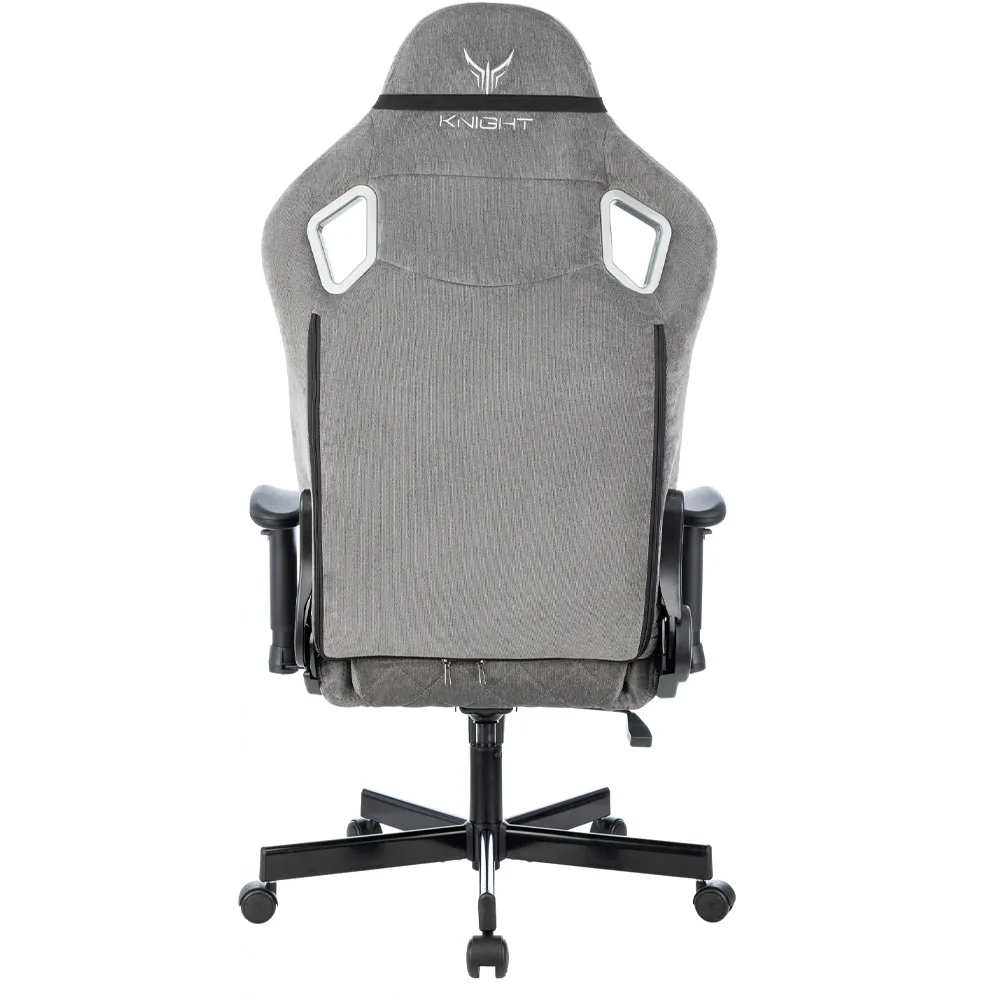 Кресло игровое Бюрократ Knight Outrider LTD серый Light-19 с подголов. крестов. металл 