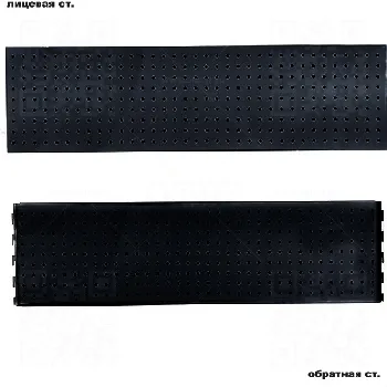 ТС Панель 250/1000 перфорированная (RAL 9005 черный шагрень)
