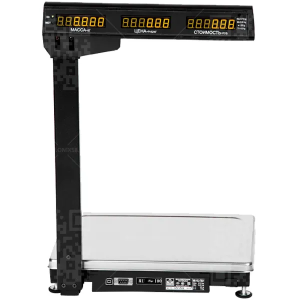 Весы торговые MK-15.2-TH21 (RU) LED, (USB,RS-232)