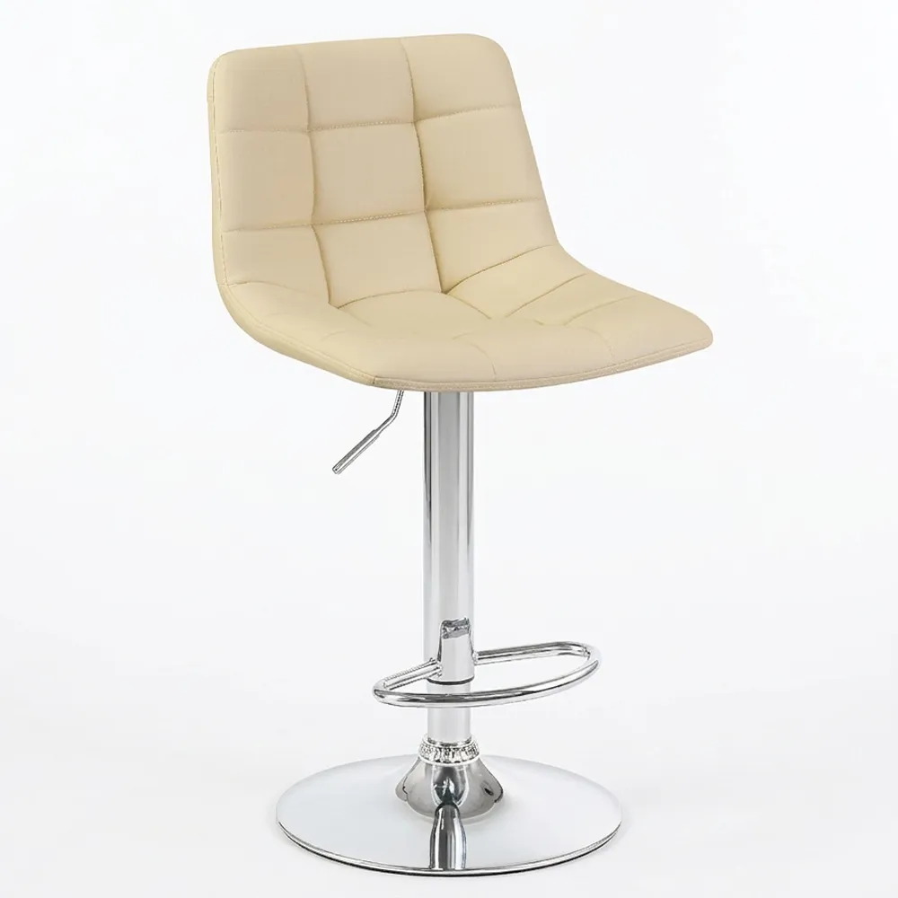 Стул барный DOBRIN TAILOR LM-5017 экокожа кремовый