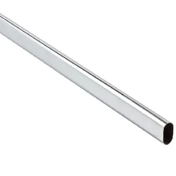 Труба овальная (15*30) G109, толщ. 1,2м, L=1200мм, хром
