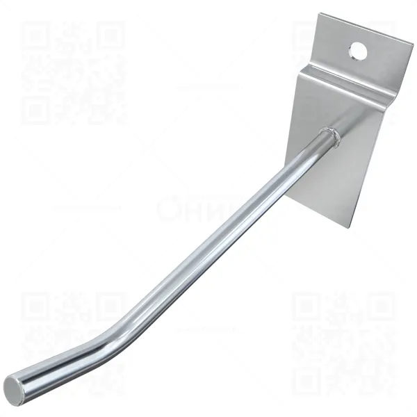 Крючок для экономпанели 100мм, d.5мм, хром  Арт. A290c/5
