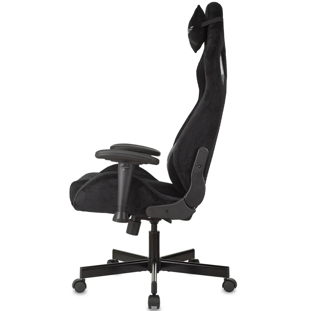 Кресло игровое Бюрократ Knight Outrider LTD черный Light-20 с подголов. крестов. металл